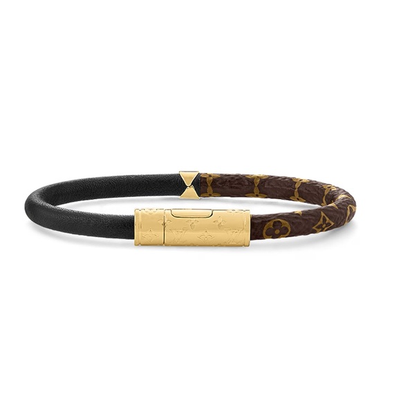 Louis Vuitton Jewelry - Louis Vuitton daily confidential bracelet in black/monogram